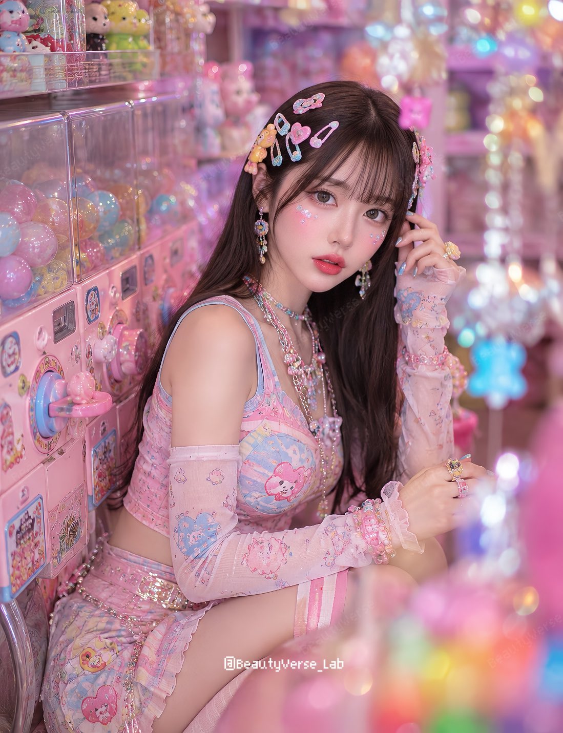 @BeautyVerse_Lab 的热门创意提示词效果图 1